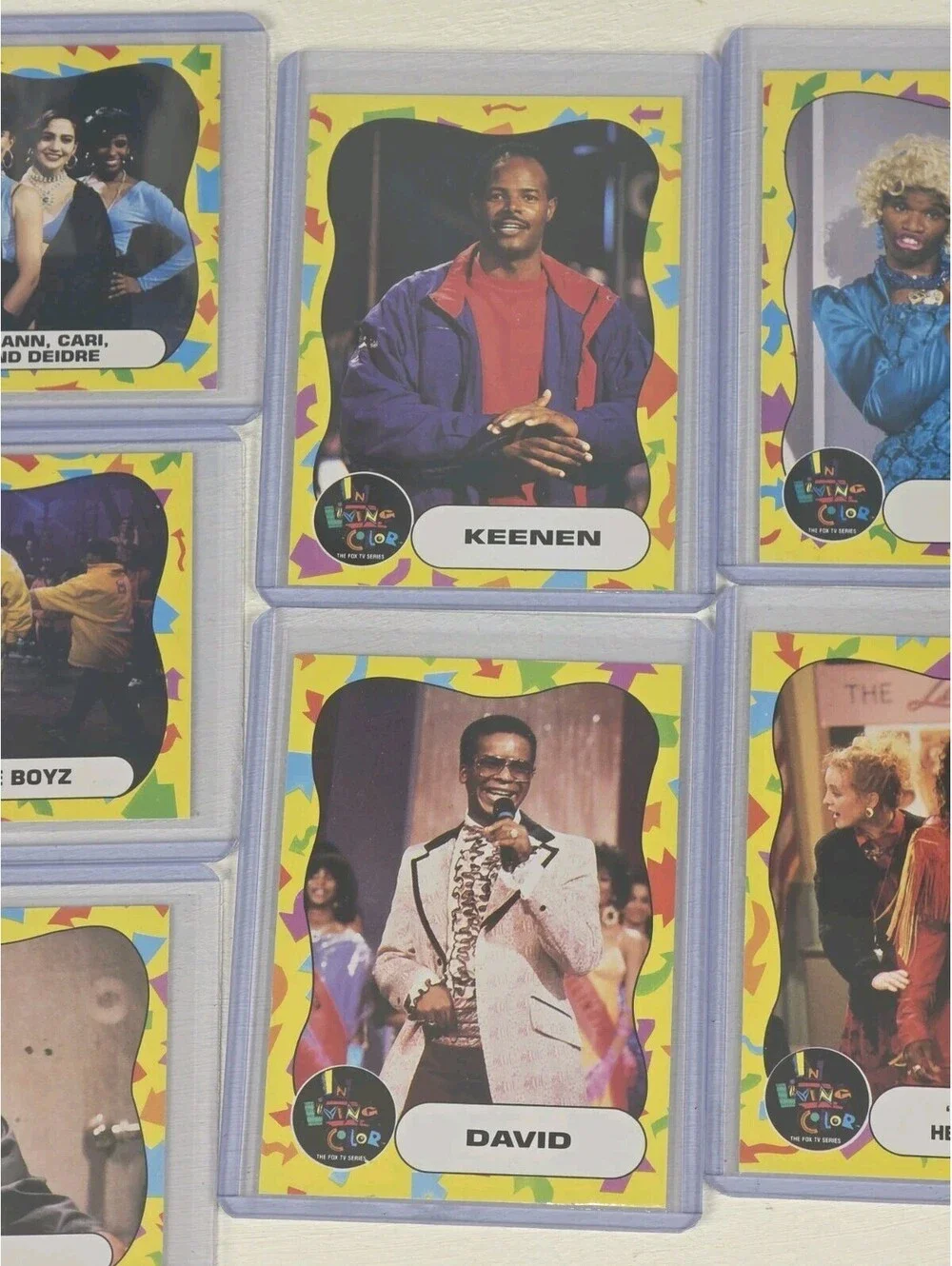 Lot Of 12 Vintage In Living Color TV Series Trading Cards BIG CARDS JLO